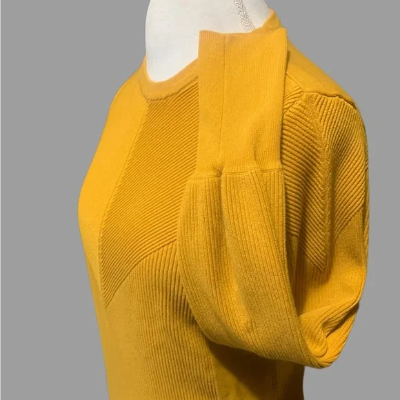 Apt 9 Gold ribbed sweater - Picture 1 of 8